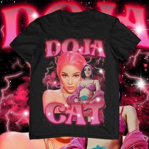 DOJA CAT | Graphic T-shirt | Custom Made | Bootleg | Cotton Tee | Black